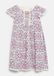s.Oliver Robe Fleurie Manches longues Col rond Viscose Crème Taille 110