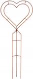 Merkloos KOTARBAU Metalen Tuindecoratie Hart - 147cm - Roesteffect