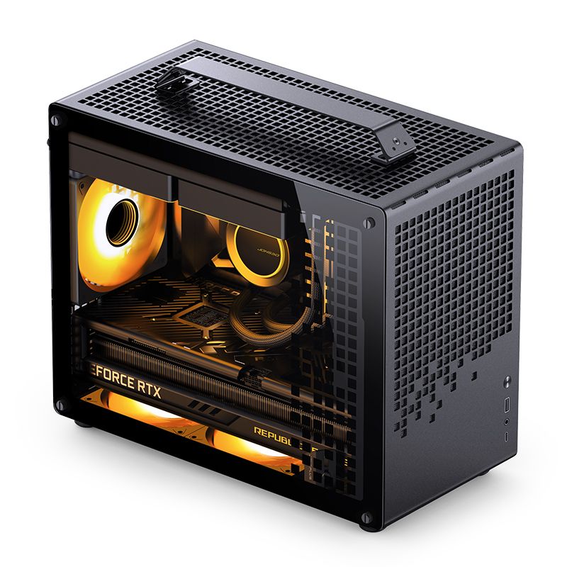Jonsbo Z20 Black Mini Tower PC Case - Black