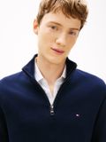 Tommy Hilfiger Pima Cotton Cashmere Pullover - Navy - Größe S - Herren