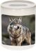 Bellatio Decorations Shoppartners Bv Dieren wolf foto spaarpot 9 cm