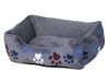 Nobby Comfortbed hoekig Classic "LISSI" donkergrijs 80 x 70 x 22 cm
