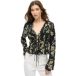 Superdry - Geweven top met plooien en 70s mouwen - Dames - Tops