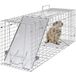 VEVOR Wasbeerval, kattenval, marterval, weerbestendig, robuust, met 2 ingangen, dierenval, 785 x 254 x 305 mm, levend konijnenval, kattenval, draadval voor marters, katten, wasbeer