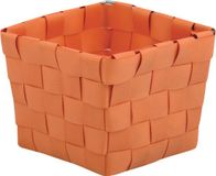 MSV Opbergmand Klein – Polypropyleen – Oranje – 10 x 10 x 7,5 cm