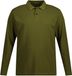 JP 1880 Heren Poloshirt Basic Lange Mouwen Piqué Mosgroen Maat 6XL
