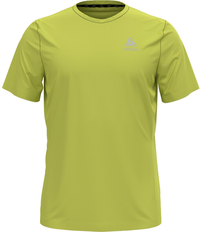 ODLO Element Light Print Crew Neck T-shirt Heren, limeade