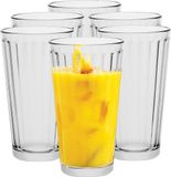 TREND FOR HOME Arvid Tumbler Glasses Set | 360 ml | Transparent | Set of 6