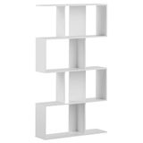 Sigma rek, Melamine spaanplaat, Wit, 89 x 165 x 25 cm