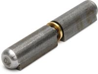 Dulimex Aanlaspaumelle - 200x22mm - stalen pen/messing ring - blank staal