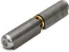 Dulimex Aanlaspaumelle - 200x22mm - stalen pen/messing ring - blank staal