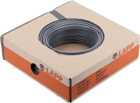 LAPP 4510061 Draad H05V-K 1 x 0.50 mm² Grijs 100 m