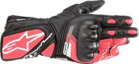 Alpinestars Stella SP-8 V3 Zwart Wit Diva Roze - Handschoen