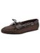 Tamaris damesballerina 1-23611-46-338 damesschoenen veganistisch donkerbruin