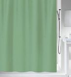 Spirella Douchegordijn Polyester Groen 120 x 200 cm