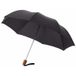 Merkloos / Sans marque Paraplu Opvouwbaar - klein - zwart - polyester - 35 x D93 cm - compact model