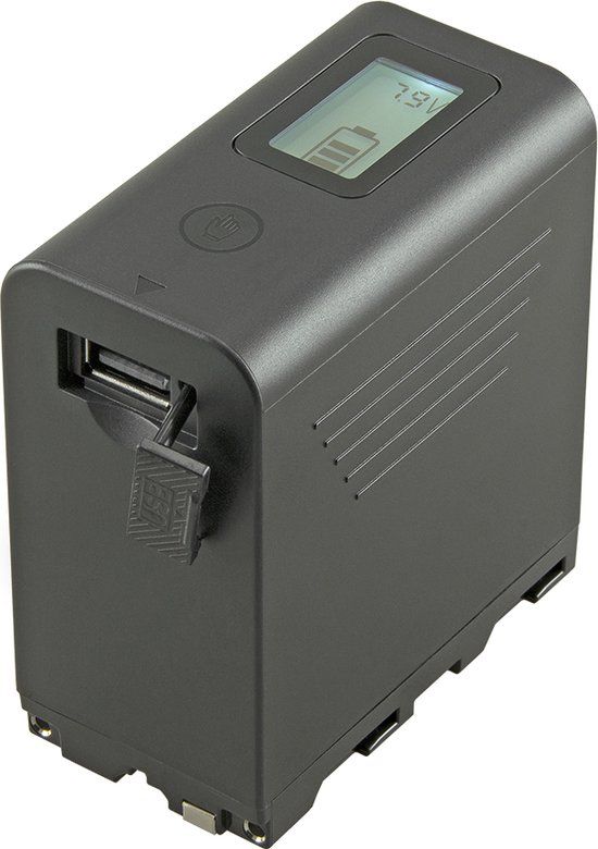 Jupio ProLine NP-F970 LCD Accu - 10050mAh - Videocamera - Li-Ion - 3 jaar garantie