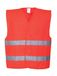 Portwest C474 Hi-Vis Band Hesje Hoge Zichtbaarheid Reflecterend Spoorweg | Rood, L/XL, EN ISO 20471 Klasse 2, UPF 40+, Royale Pasvorm, Unisex, Klittenbandsluiting, Machinewasbaar, Lichtgewicht