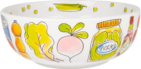 Blond Amsterdam, Every Day: saladeschaal 24 cm salad icons