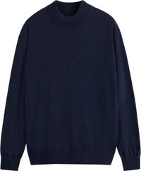 Scotch & Soda CORE - Pull à col mock épaules tombantes Homme XXL Night