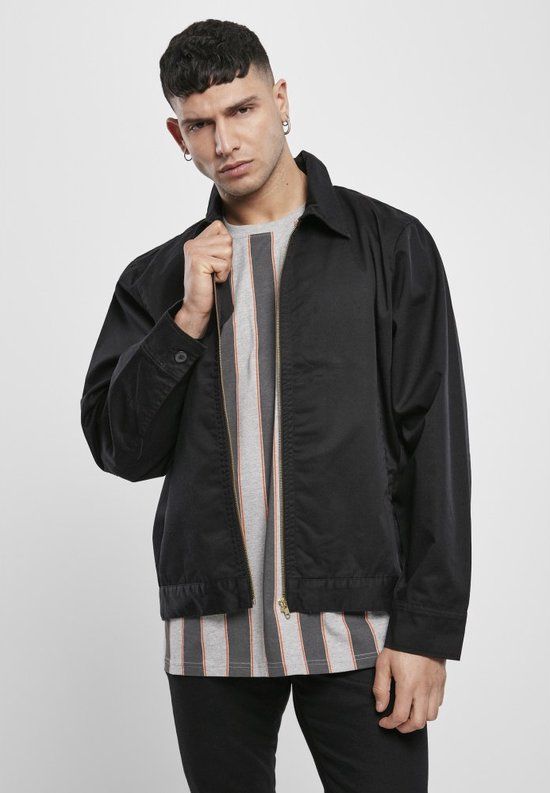 Urban Classics Workwear Jacket - Black - L - Men