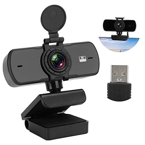 Asixxsix Webcam met HD-video, Ruisonderdrukking Webcam met microfoon, voor Live Broadcast Conferencing Calling(pc-05)
