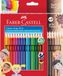 FABER-CASTELL Colour Grip kleurpotloden, 24 stuks, breukbestendig
