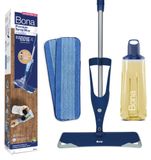 Spray Mop – Système de nettoyage tout-en-un, 0,85 litre de nettoyant, 2 chiffons microfibres