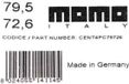 Momo MOMCENT4PC79726 Rim Centring Set CB 79,5 4 uds CB 72,6