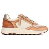 Carmela 16422101 Lage Sneakers Vrouw Beige Leer Textiel EU 37