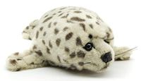 Uni-Toys Zeehond grijs gestippeld - 32 cm