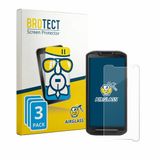 BROTECT Screenprotector 3 Stuks voor Point Mobile PM84P Beschermglas transparant