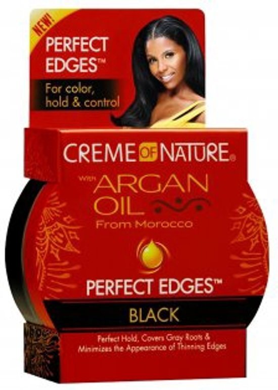 Creme of nature Argan Oil Perfect Edges Black 64 gr