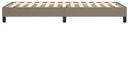 vidaXL Boxspring bed 90x200 cm stof taupe