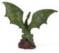 Dragon vert résine verte avec des ailes pour la décoration