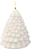 Deluxe Homeart Kerstboom LED Kaars Wit 11 cm