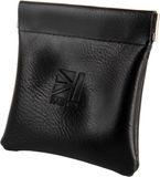 Housse de casque portable sans marque avec fermeture élastique, sac de rangement étanche à l'eau et à la poussière pour écouteurs filaires, idéal pour les voyages et la protection - Noir