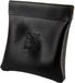Housse de casque portable sans marque avec fermeture élastique, sac de rangement étanche à l'eau et à la poussière pour écouteurs filaires, idéal pour les voyages et la protection - Noir