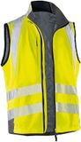 KÜBLER PSA REFLECTIQ 72078340 Hi Vis Reflecterend Werkvest HEREN Veiligheidsvest Signaalgeel Antraciet - EN ISO 20471