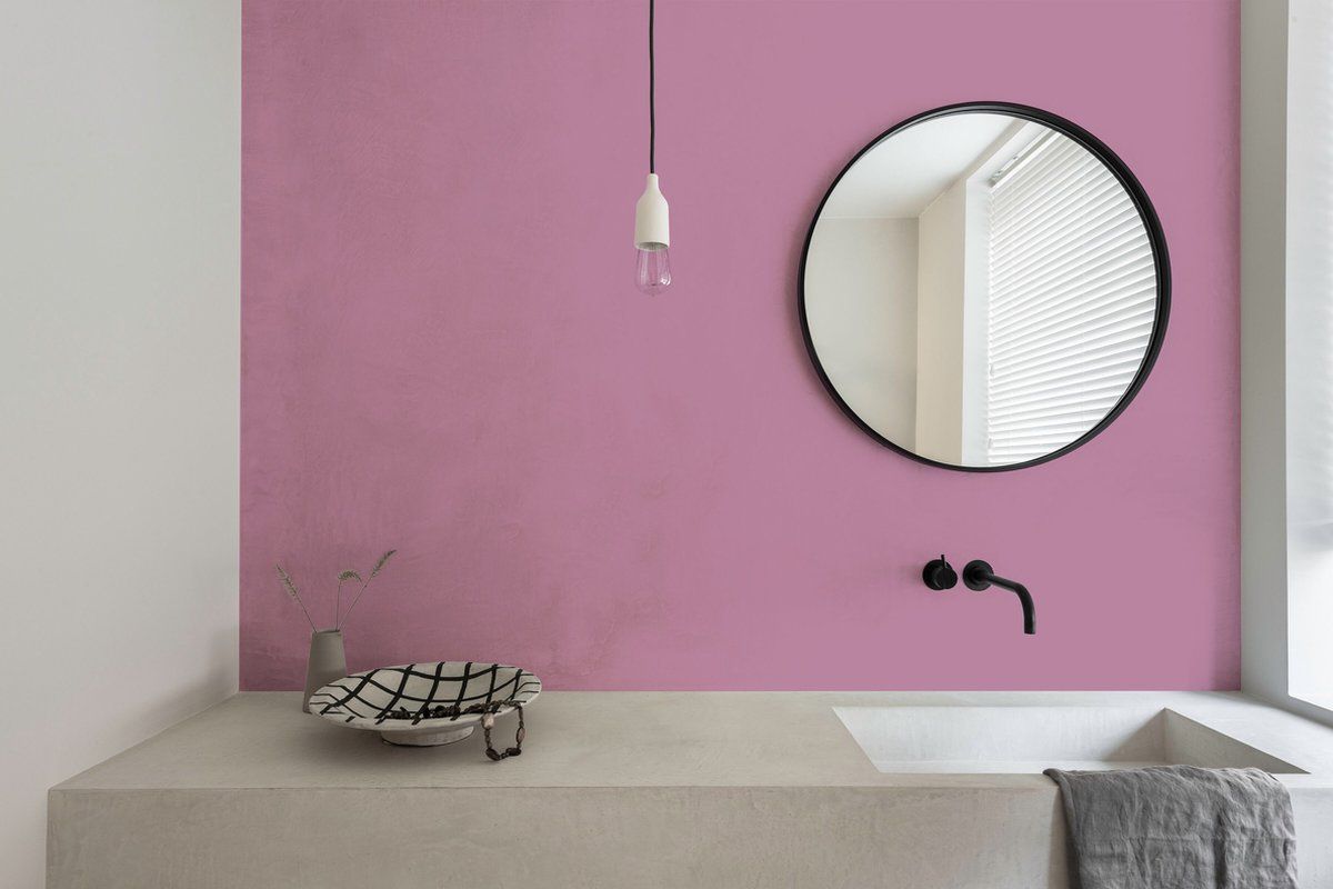 FLEXA Easycare Muurverf - Badkamer - Mat - Mengkleur - Vol Framboos - 1 liter