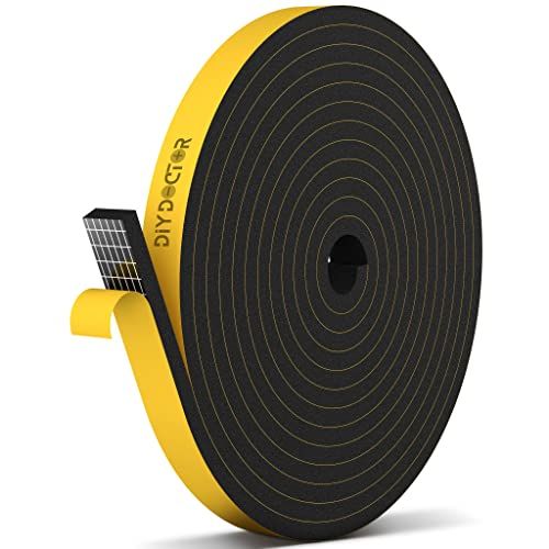 DIY Doctor Zelfklevende tochtstopper schuimtape - 5 meter - 20mm x 8mm