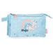 Enso Magic Summer Pennenetui, drievoudig, blauw, 22 x 12 x 5 cm, polyester