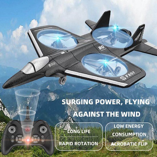 Wonky Monkey RC Quadcopter Drone - Black - 2.4 GHz - 40m Range - 12 min. Flight Time