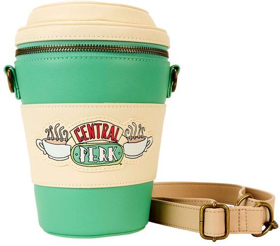 Loungefly Friends by Loungefly Crossbody Bag Central Perk to Go Cup Bags