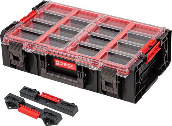 QBRICK SYSTEM - Organizer - SYSTEM ONE - Adapter promo 2XL - Zwart/Rood