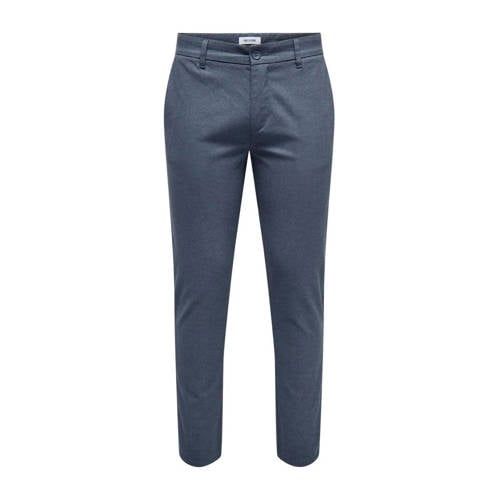 ONLY & SONS slim fit chino ONSMARK blauw