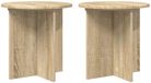 vidaXL Plantenstandaard 2 stuks Sonoma eiken 40 x 40 x 40 cm Bewerkt hout