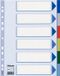 Esselte tabbladen kunststof 6 tabs gekleurd A4
