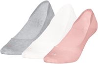 Calvin Klein Dames Footies Low Cut 3-Pack Pink