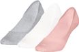 Calvin Klein Dames Footies Low Cut 3-Pack Pink